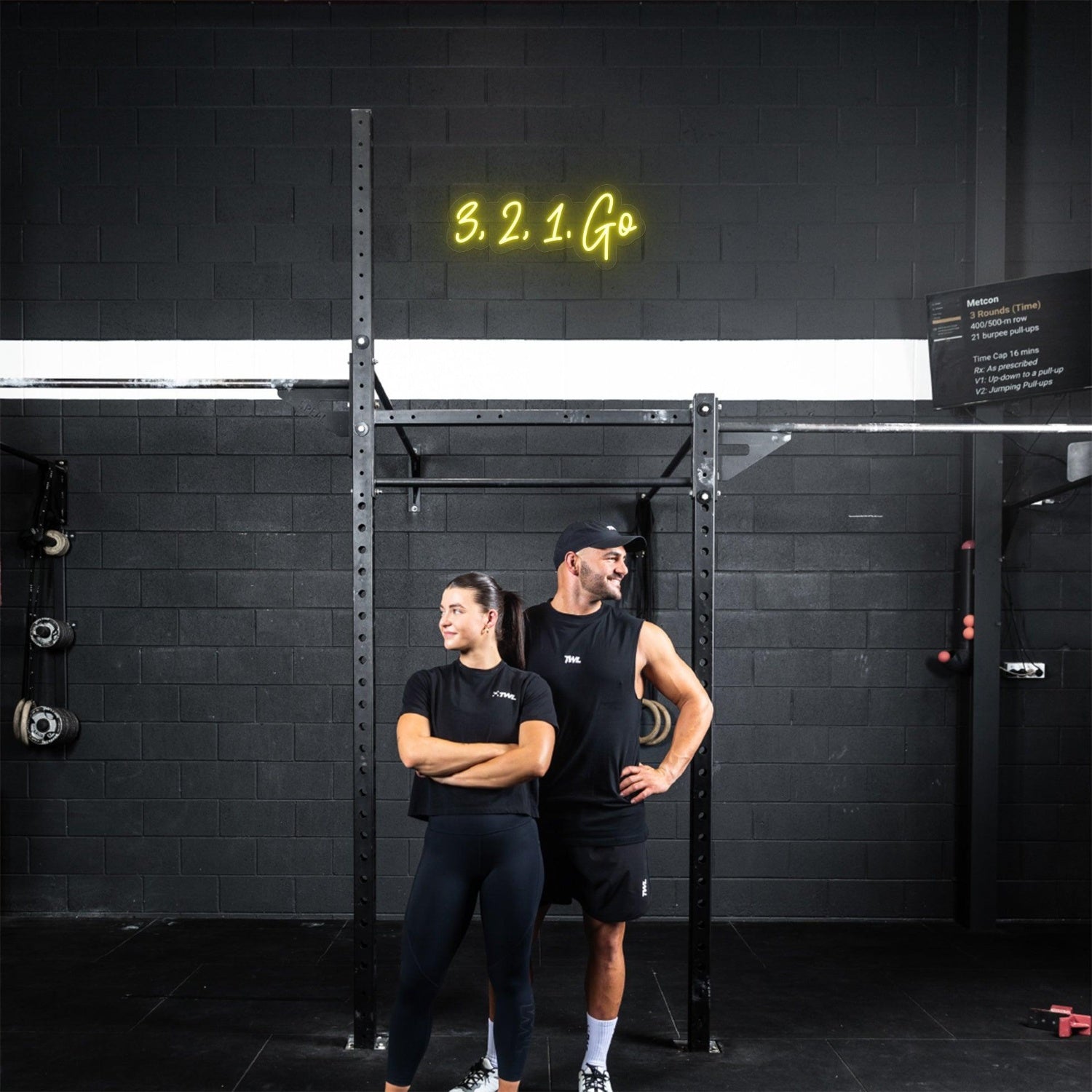 321go Green Handwritten Led Neon Sign For Gym Wall Art | Shineneon