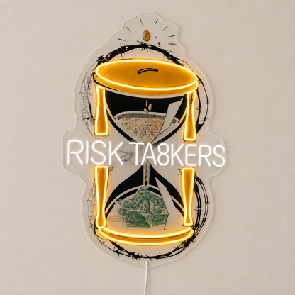 RISK TA8KERS Custom LED Neon Sign