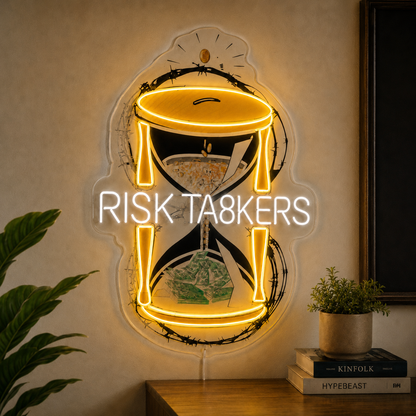 RISK TA8KERS Custom LED Neon Sign