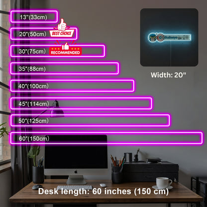 ShineNeon™ Retro Bullseye Comic Ledger LED Neon Sign - Superhero Wall Decor