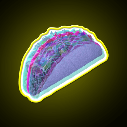 3D Taco Led Neon Sign Mexican Food Sign Rgb Color - Shineneon