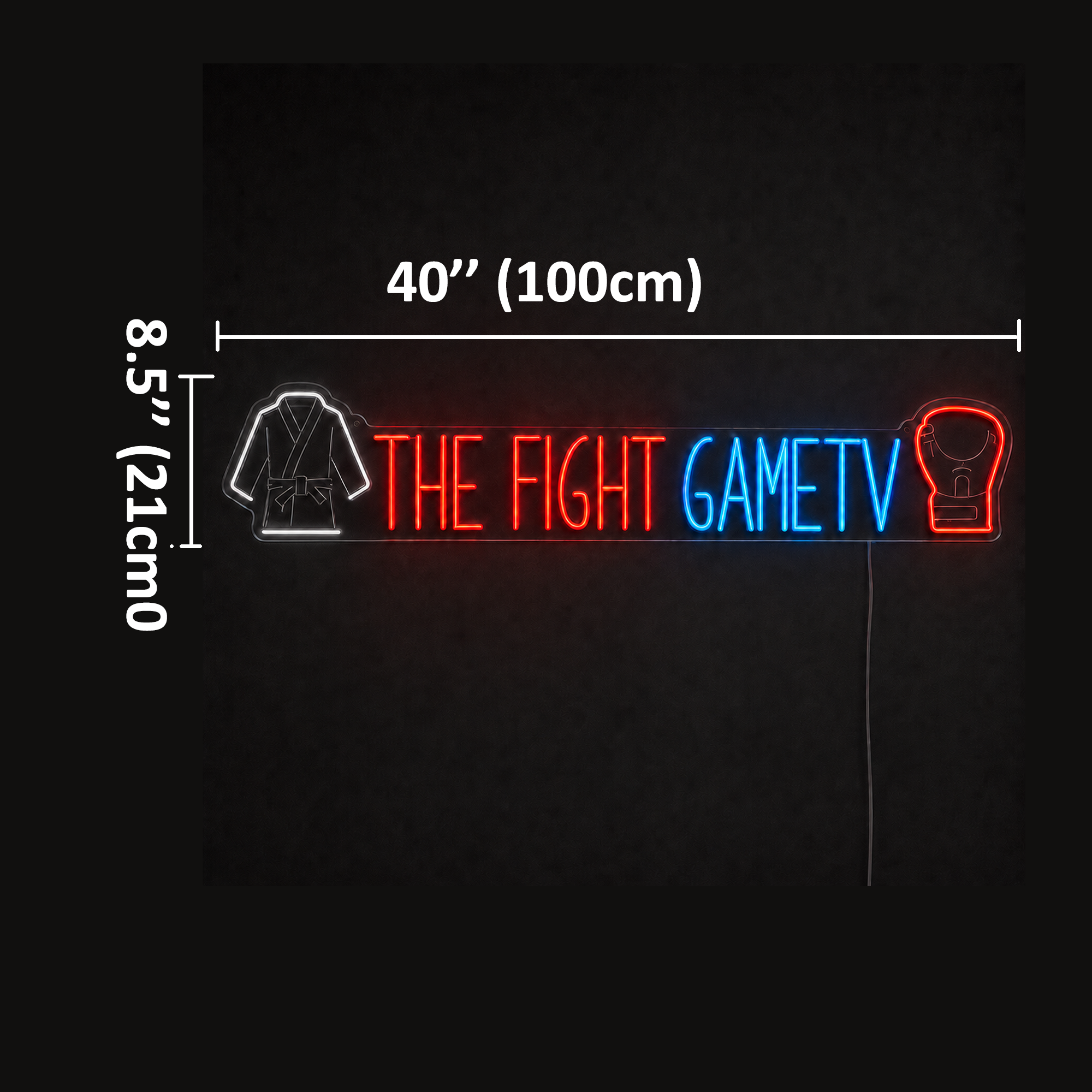 THE FIGHT GAMETV Custom LED Neon Sign