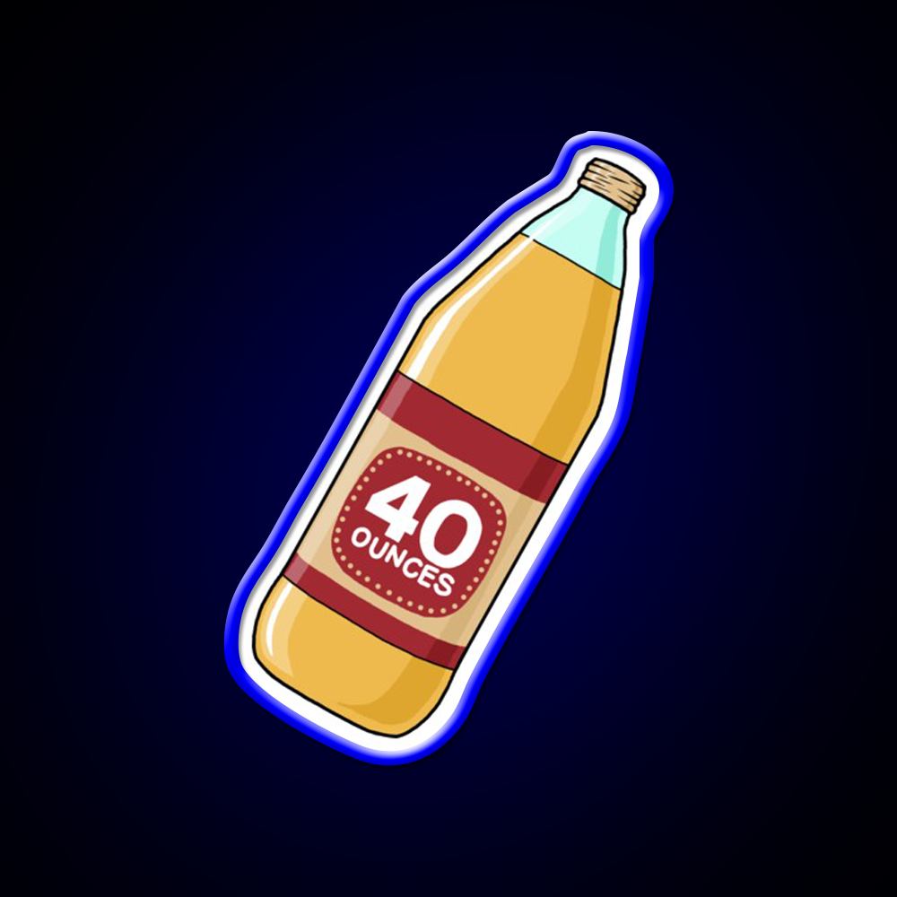40Oz Bottle Beer Bar Decor Led Neon Sign Rgb Color - LED neon sign view 5