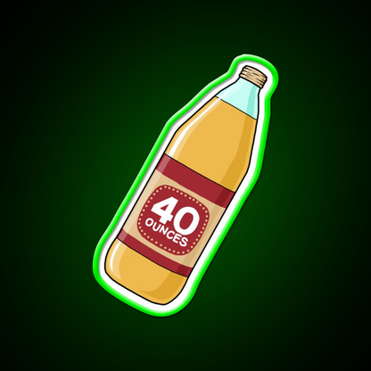 40Oz Bottle Beer Bar Decor Led Neon Sign Rgb Color - LED neon sign view 8