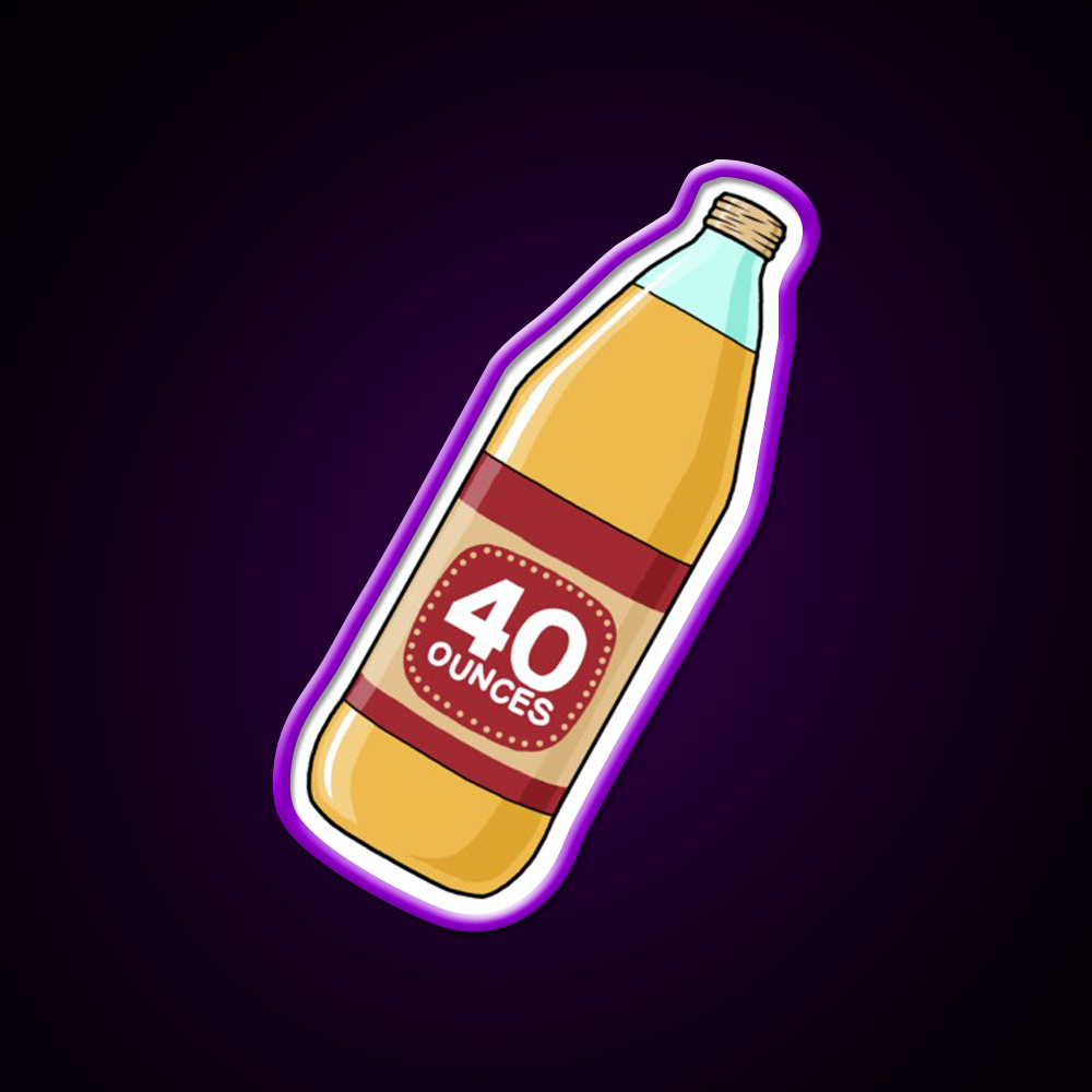 40Oz Bottle Beer Bar Decor Led Neon Sign Rgb Color - LED neon sign view 9