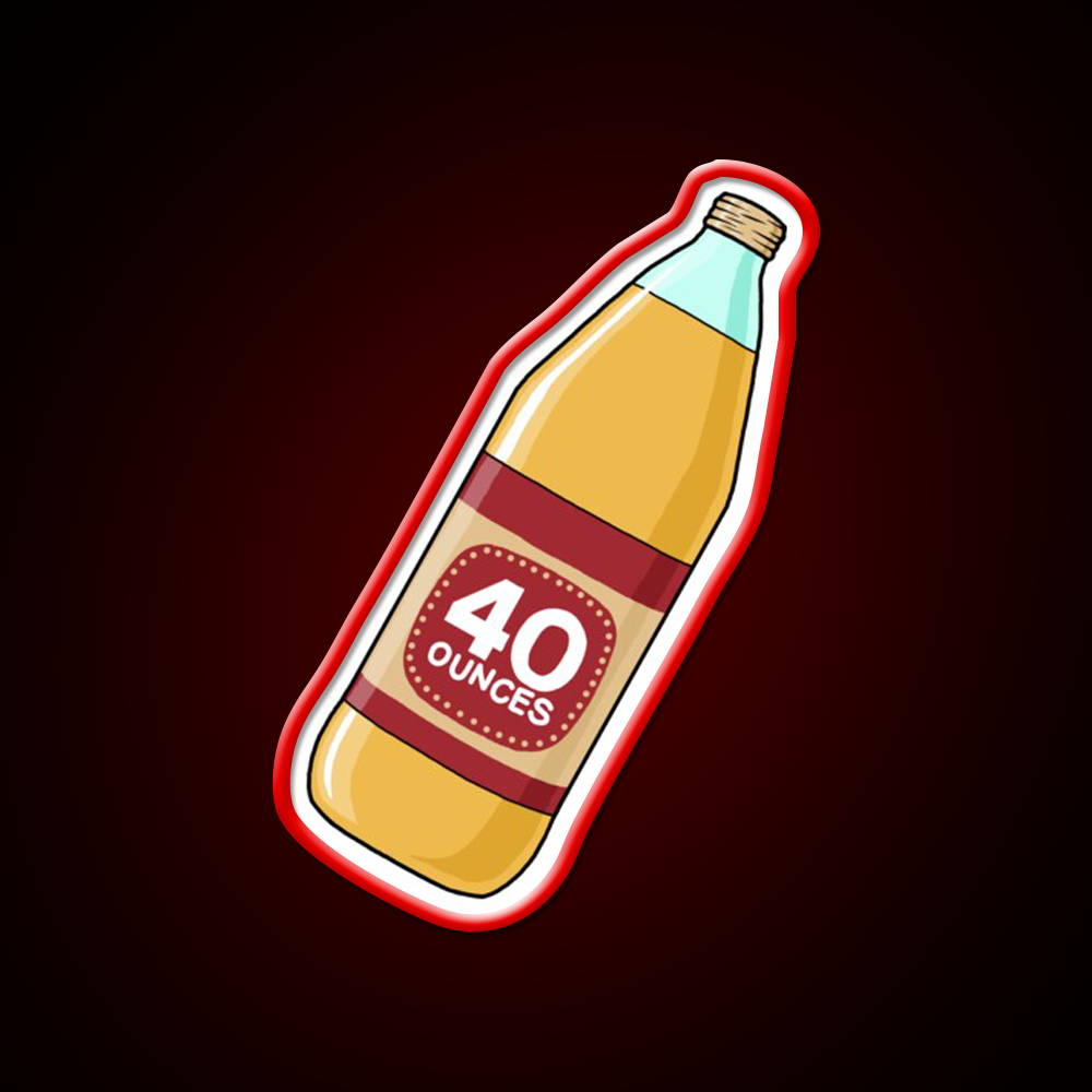 40Oz Bottle Beer Bar Decor Led Neon Sign Rgb Color - LED neon sign view 10