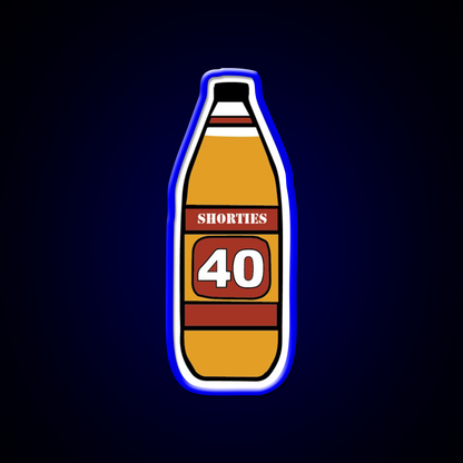 40S And Shorties Beer Bar Decor Led Neon Sign Rgb Color - LED neon sign view 5