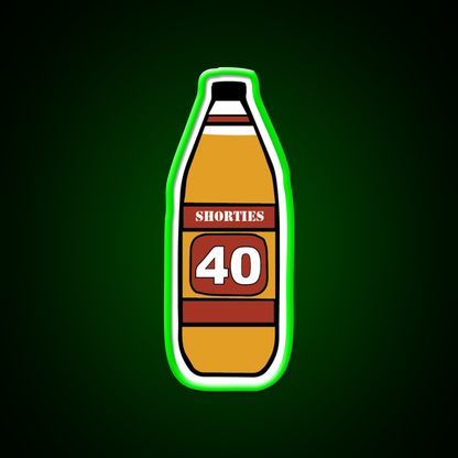 40S And Shorties Beer Bar Decor Led Neon Sign Rgb Color - LED neon sign view 8