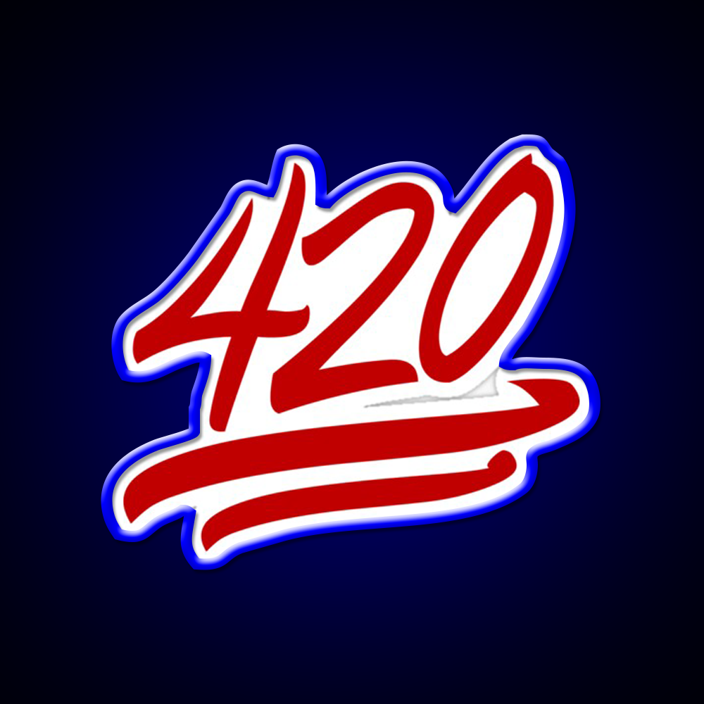420 Emoji Hemp Inspired Green Leaf Led Neon Sign Rgb Color - LED neon sign view 5