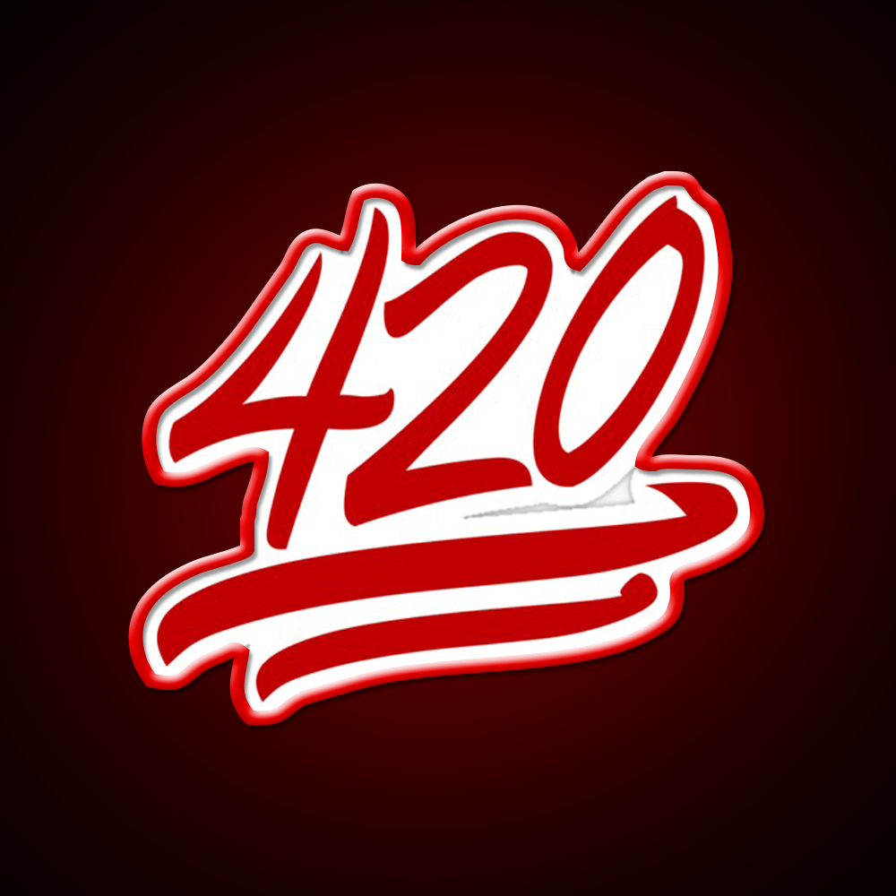 420 Emoji Hemp Inspired Green Leaf Led Neon Sign Rgb Color - LED neon sign view 10