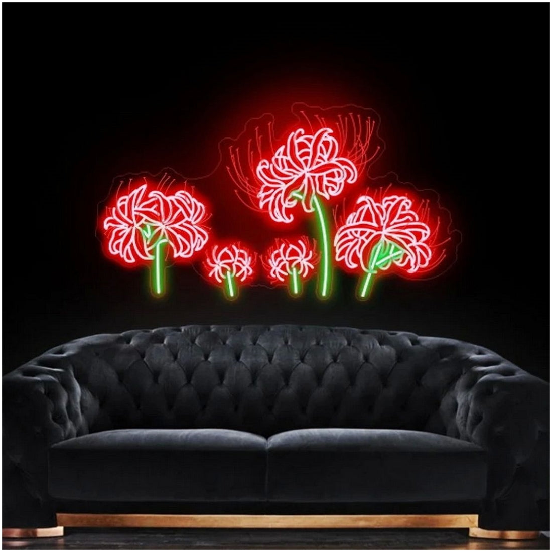 5 Flowers Led Sign Business Neon Sign