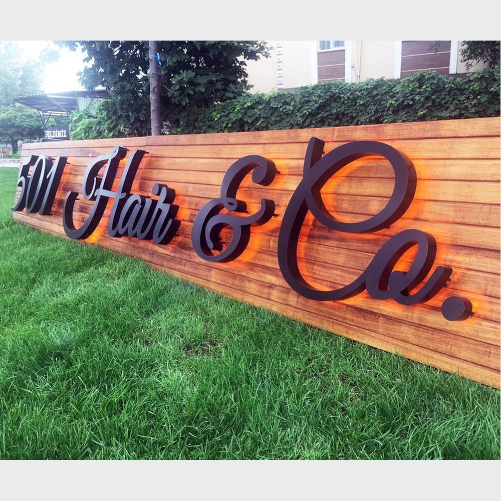 501 Hari Co 3D Backlit Channel Letters Led Light Sign - Shineneon