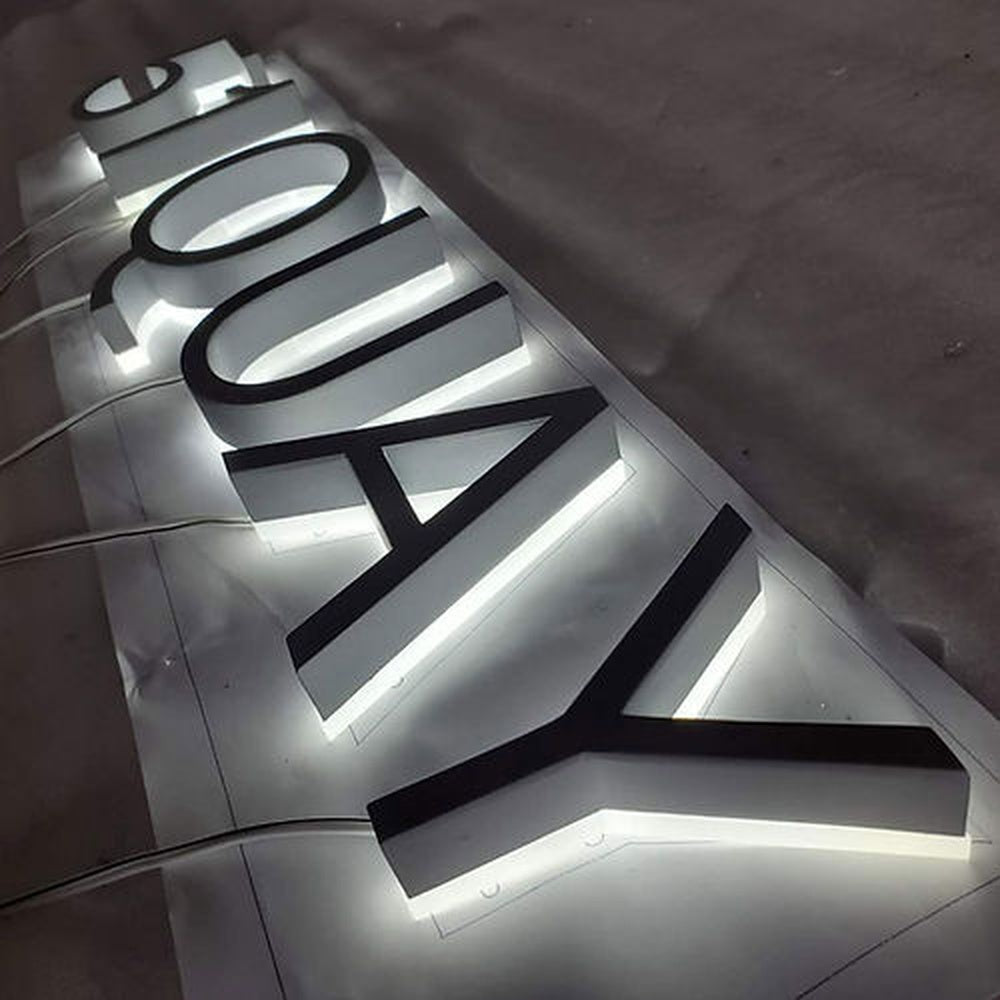 51 Quay 3D Backlit Channel Letters Led Light Sign - Shineneon