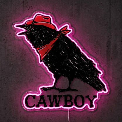 ShineNeon™ Cowboy Raven neon sign USB Power - LED neon sign view 6