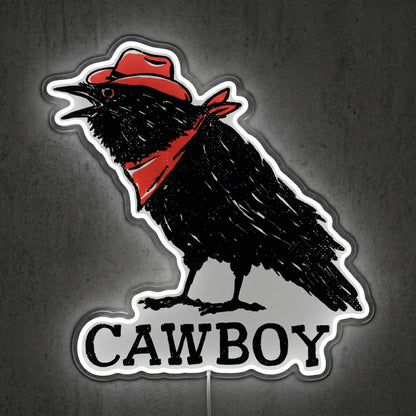 ShineNeon™ Cowboy Raven neon sign USB Power - LED neon sign view 8