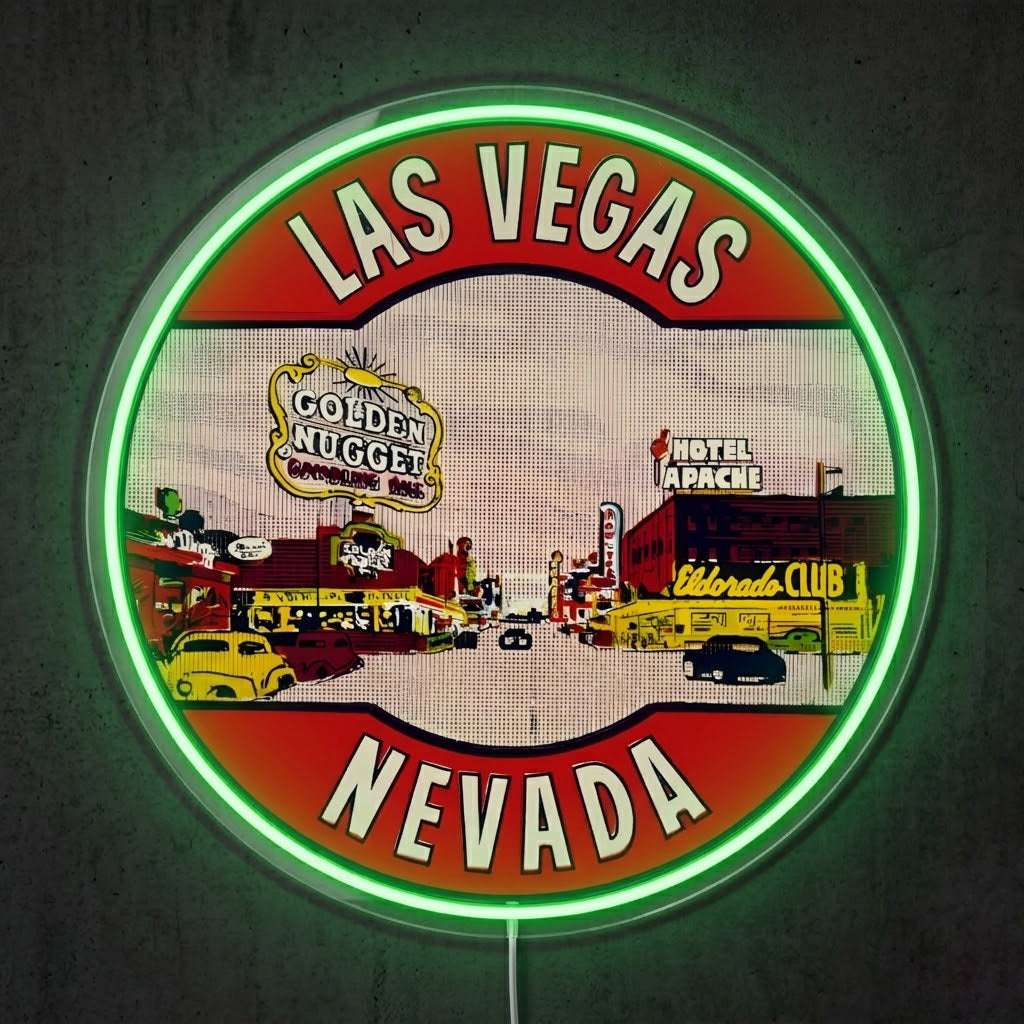 ShineNeon™ Las Vegas Skyline neon sign USB Power - LED neon sign view 9