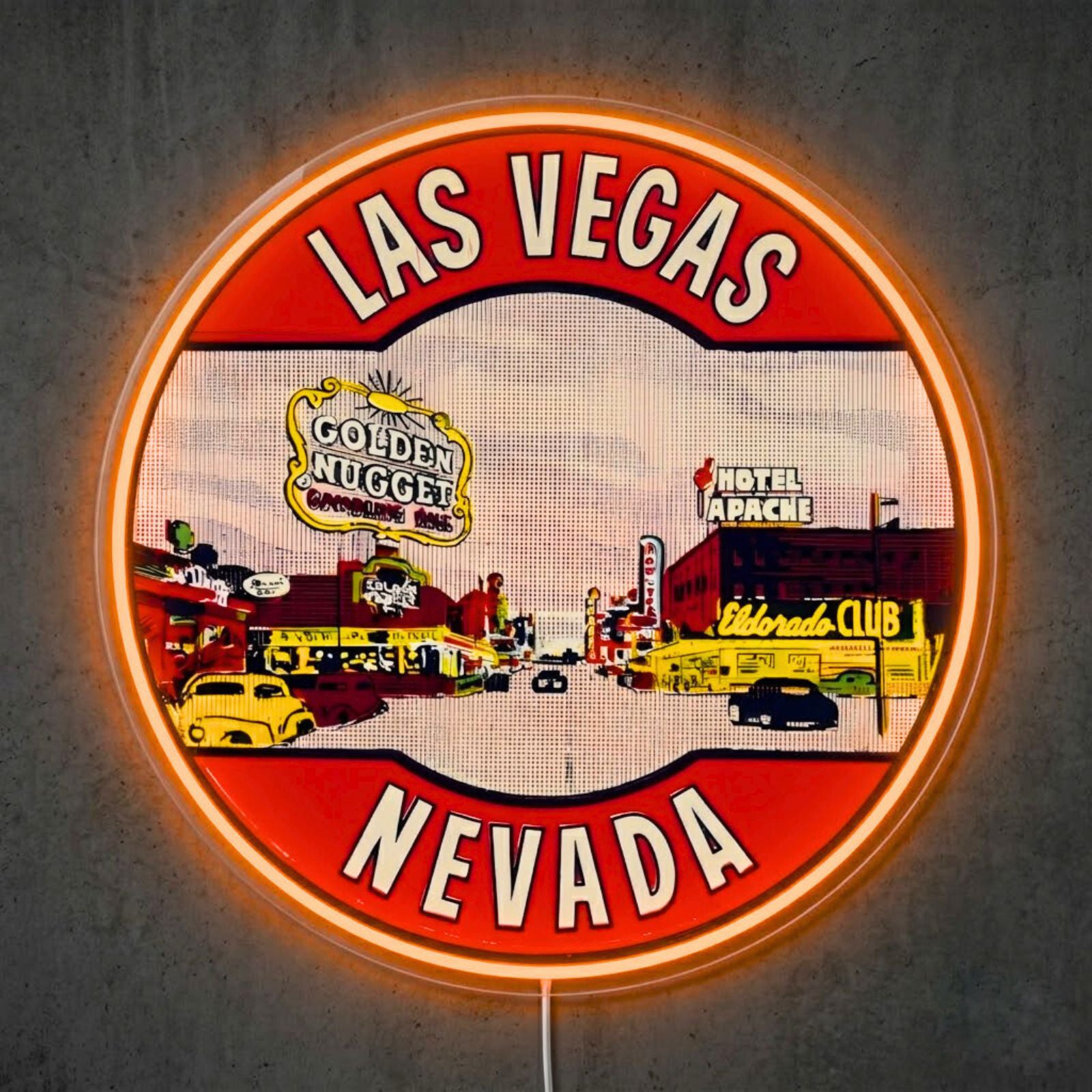ShineNeon™ Las Vegas Skyline neon sign USB Power - LED neon sign view 5