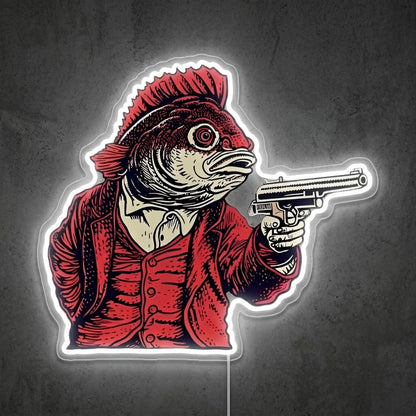 ShineNeon™ Red Hood Cowboy neon sign USB Power - LED neon sign view 8