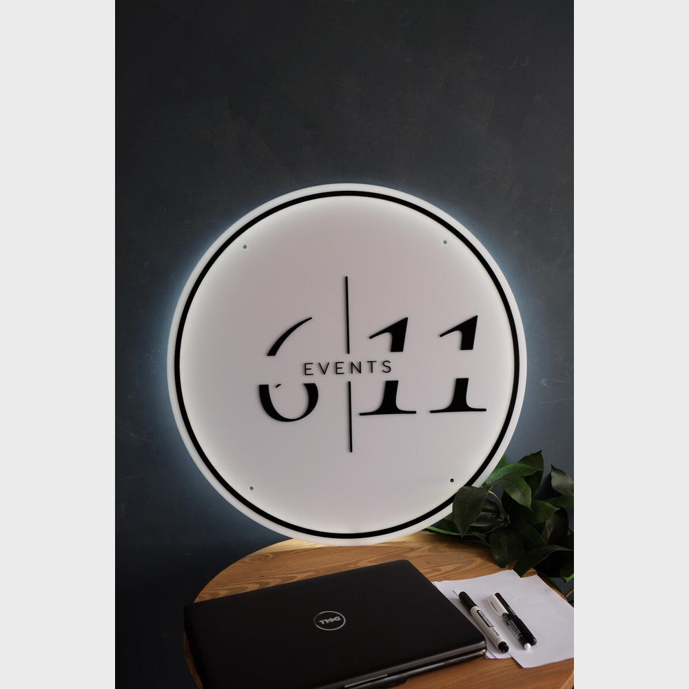 6 11 Event Acrylic Business Logo Sign