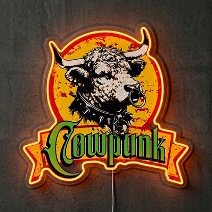 ShineNeon™ Cowpunk Eagle Skull neon sign USB Power - LED neon sign view 6