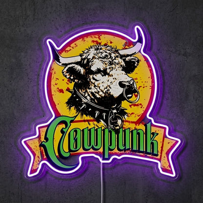 ShineNeon™ Cowpunk Eagle Skull neon sign USB Power - LED neon sign view 8