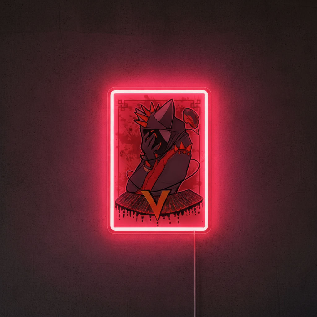 ShineNeon™ Cyber-V LED Neon Sign Gaming Room Wall Decor(USB Power)