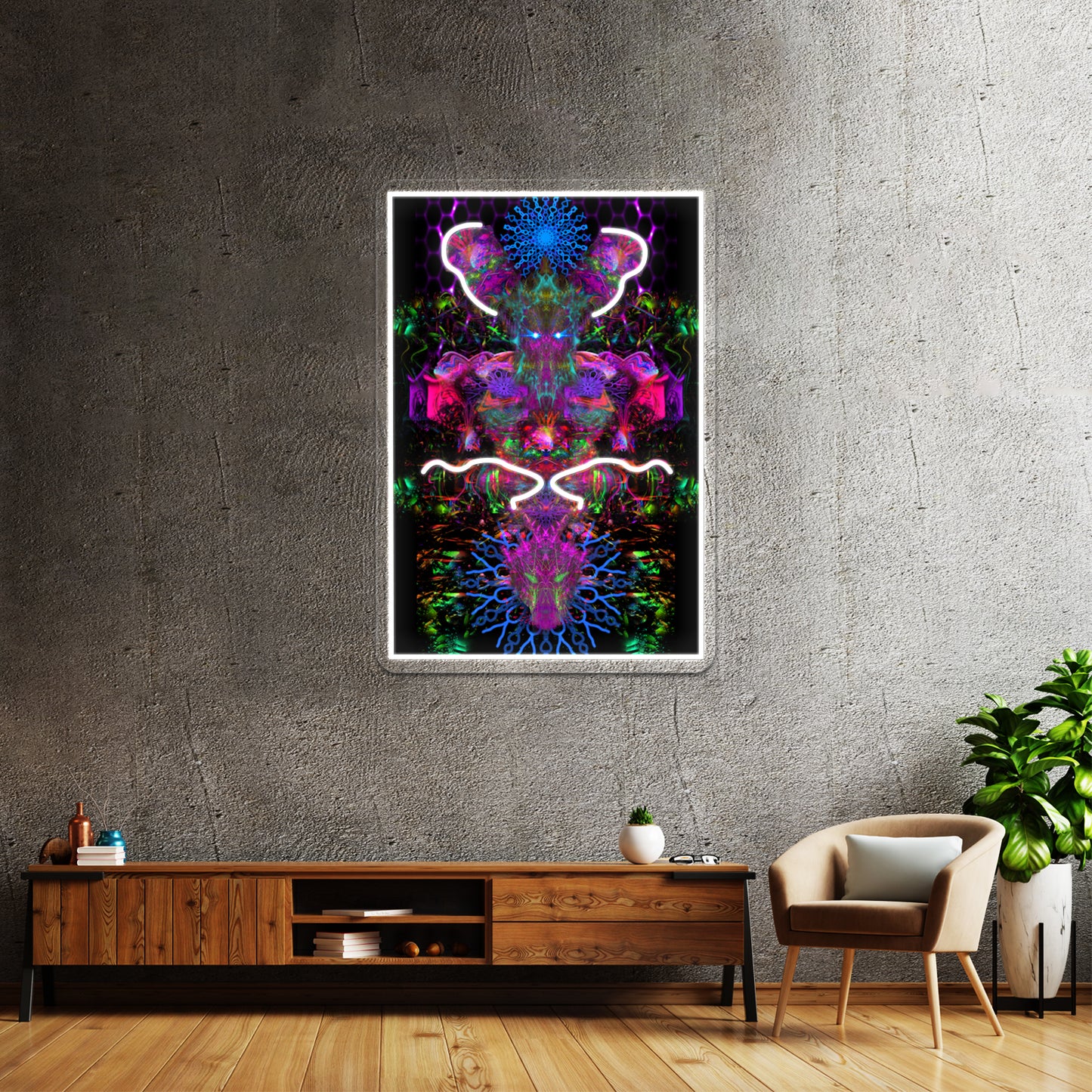 7 Temporal Spirits Wall Artwork Neon Signs