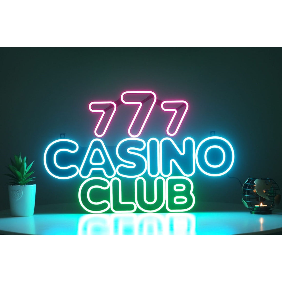 777 Casino Club Led Sign Business Neon Sign