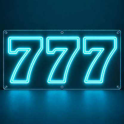 777 Big Size Custom LED Neon Sign