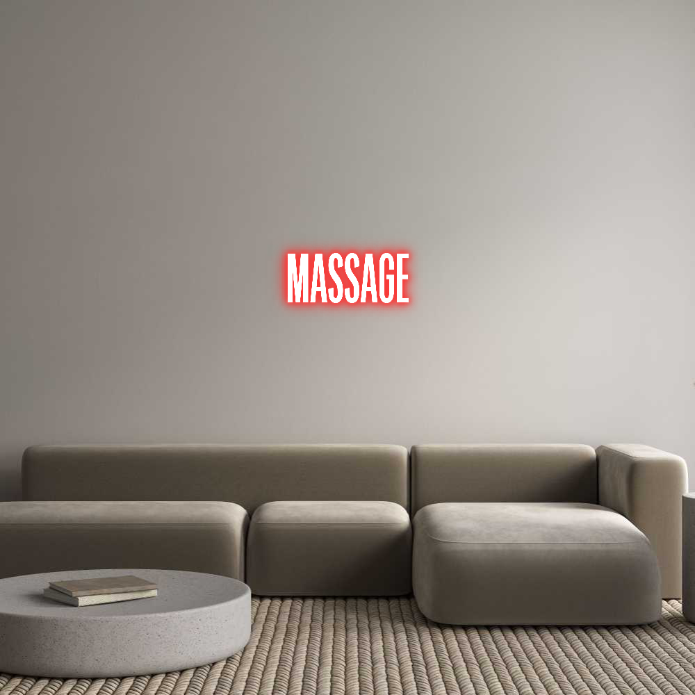 Custom Neon: massage | Shineneon