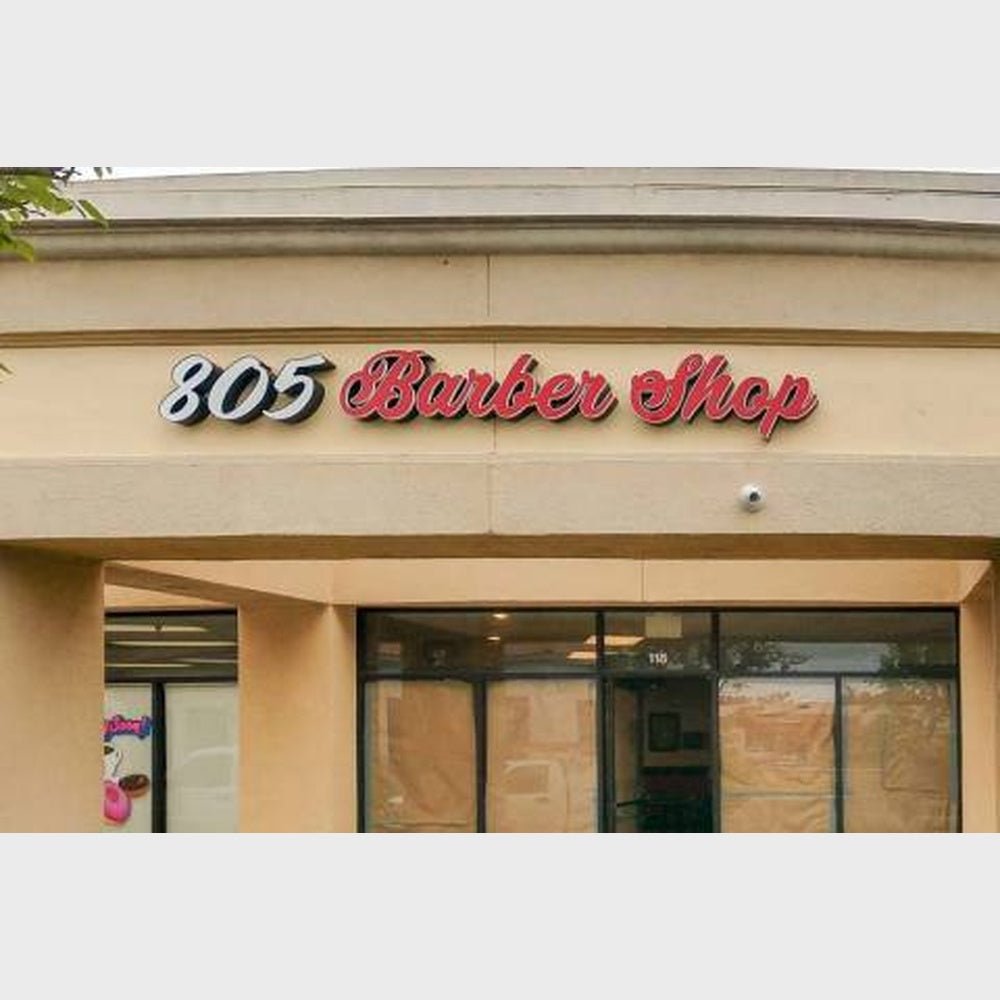 805 Barber Shop 3D Frontlit Channel Letters Led Light Sign - Shineneon