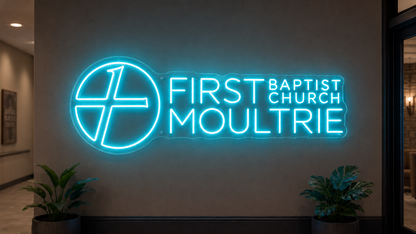 First Baptist Church Moultrie Custom LED Neon Sign