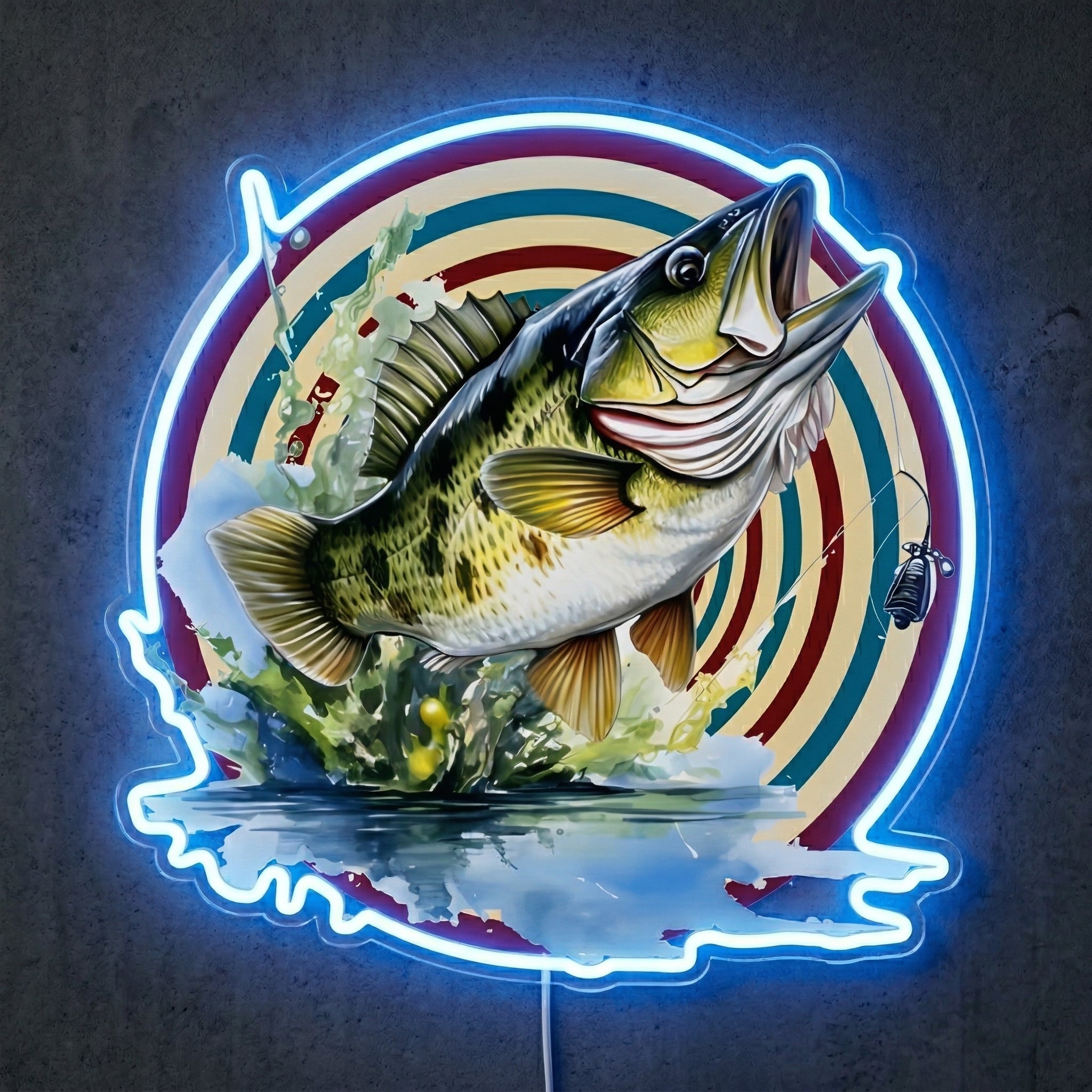 ShineNeon™ Rainbow Bass Wave neon sign USB Power