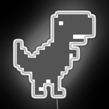 8bit Dino Rgb Led Neon Sign Pop Wall Art - Shineneon