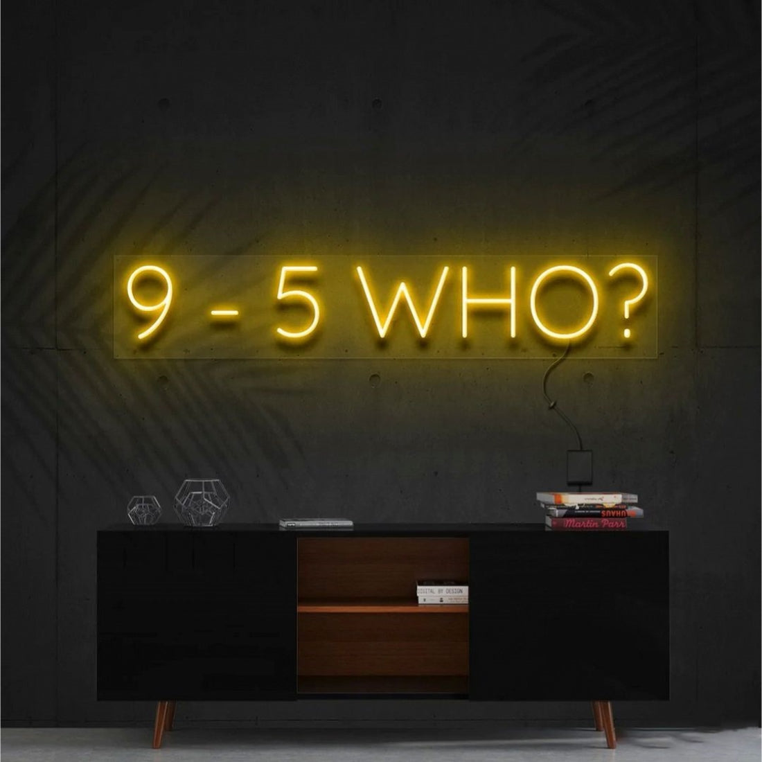 9-5 Who Led Sign Business Neon Sign