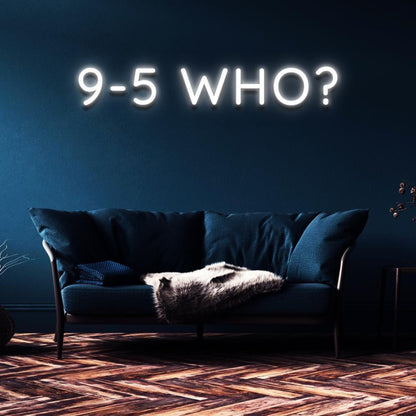 9-5 Who Pink Led Neon Sign Modern Home Decor | Shineneon