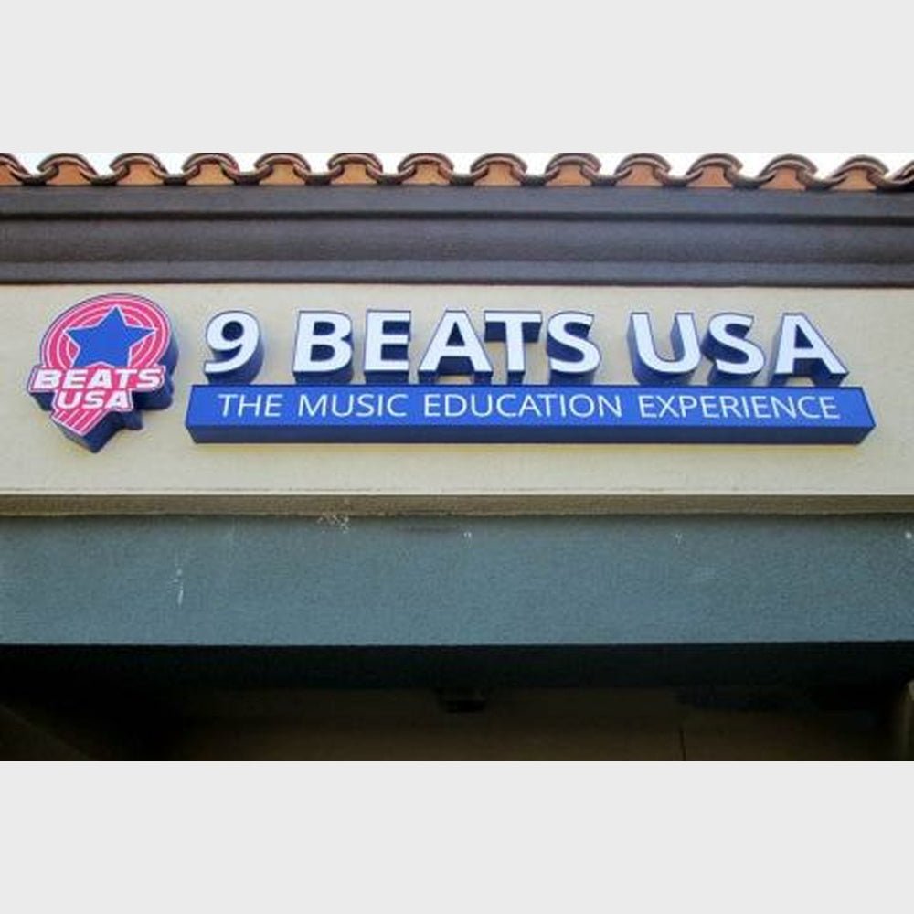 9 Beats Usa Music Experience 3D Frontlit Channel Letters Led Light Sign - Shineneon
