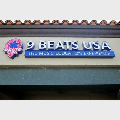 9 Beats Usa Music Experience 3D Frontlit Channel Letters Led Light Sign - Shineneon