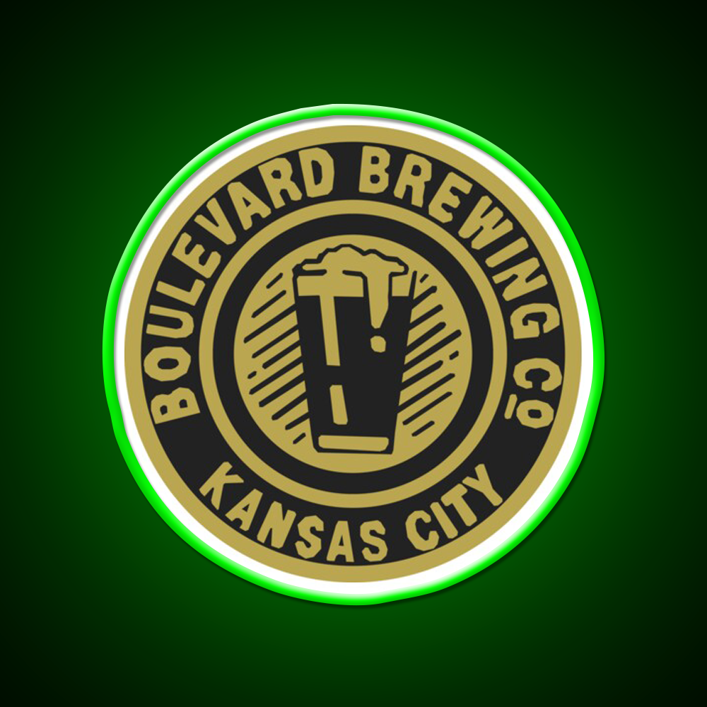 90S Boulevard Beer Co Bottle Cap Beer Bar Decor Led Neon Sign Rgb Color - LED neon sign view 8