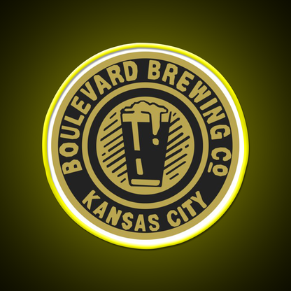 90S Boulevard Beer Co Bottle Cap Beer Bar Decor Led Neon Sign Rgb Color - LED neon sign view 7
