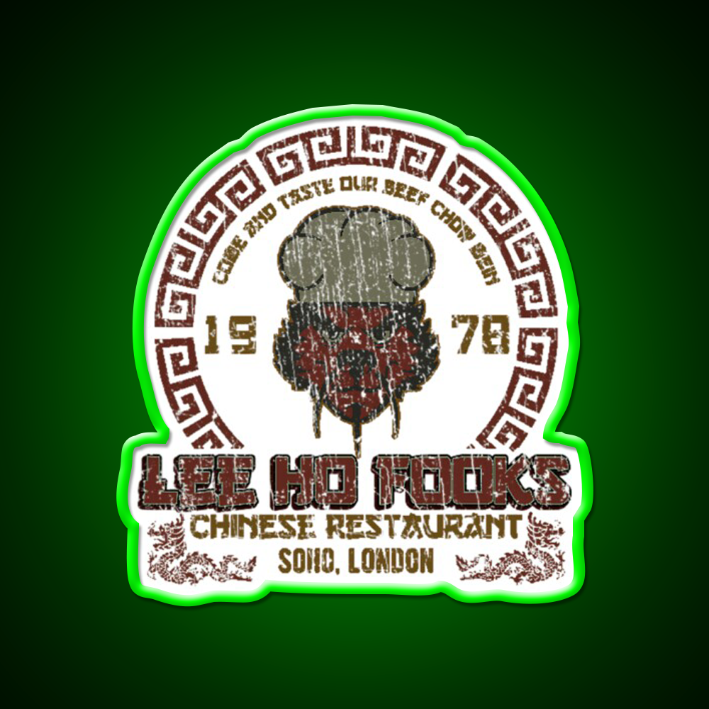 90S China Food Asian Cultural Led Neon Sign Rgb Color