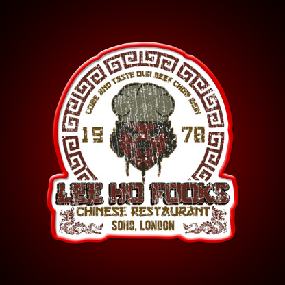 90S China Food Asian Cultural Led Neon Sign Rgb Color