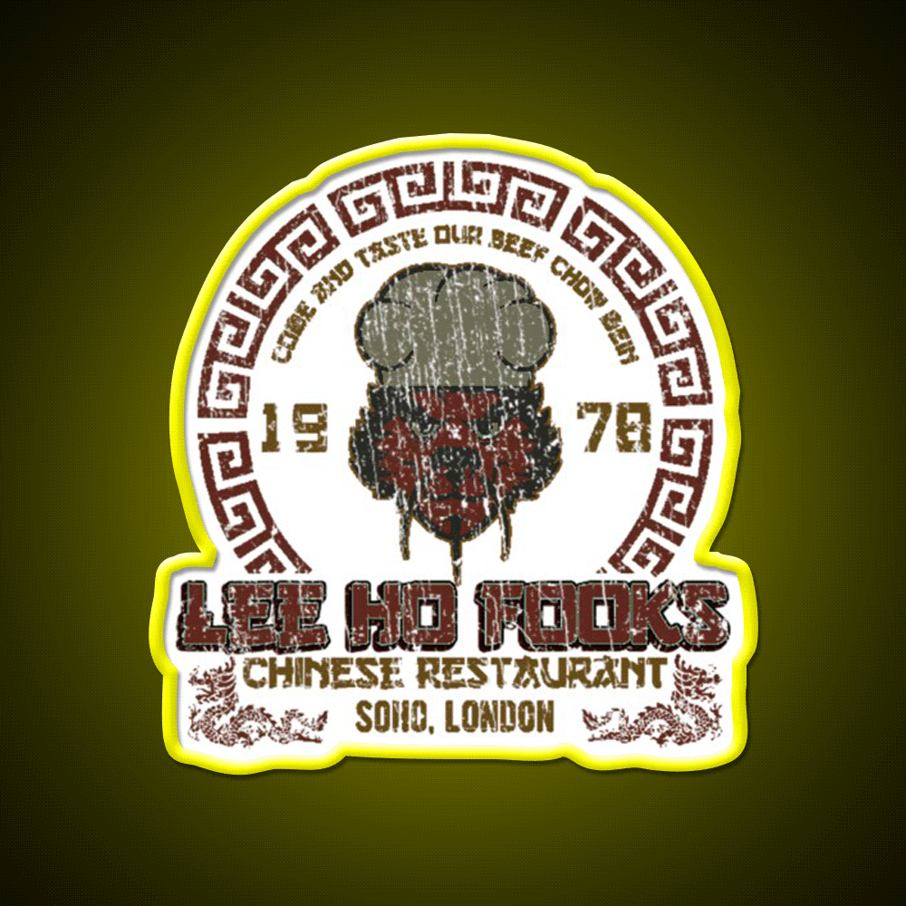 90S China Food Asian Cultural Led Neon Sign Rgb Color