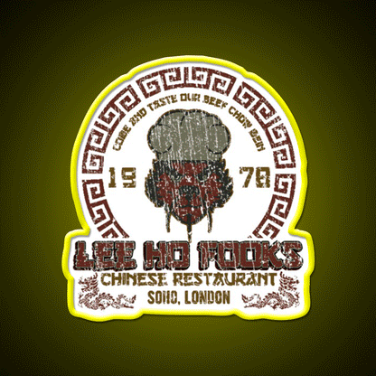 90S China Food Asian Cultural Led Neon Sign Rgb Color