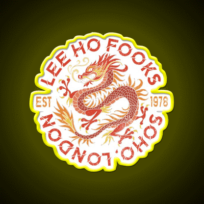 90S China Restaurent Asian Cultural Led Neon Sign Rgb Color - Custom LED neon sign front view