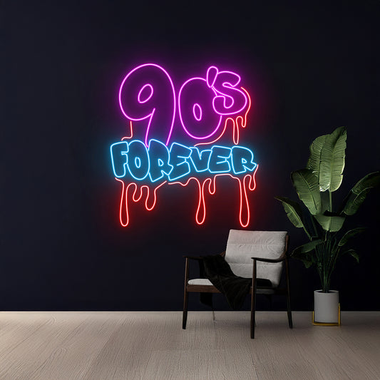 90S Forever Neon Led Sign