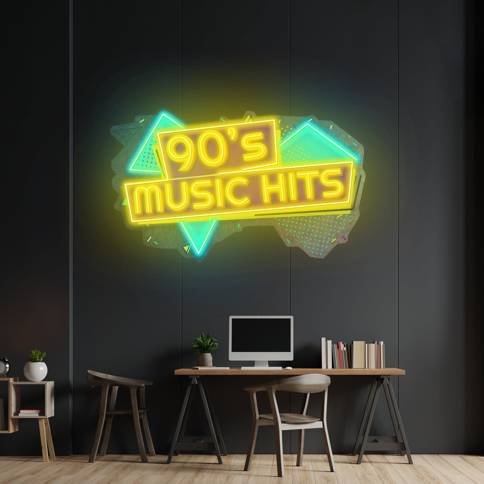 90s Music Hits Custom Led Signs Artwork For Sale - Shineneon