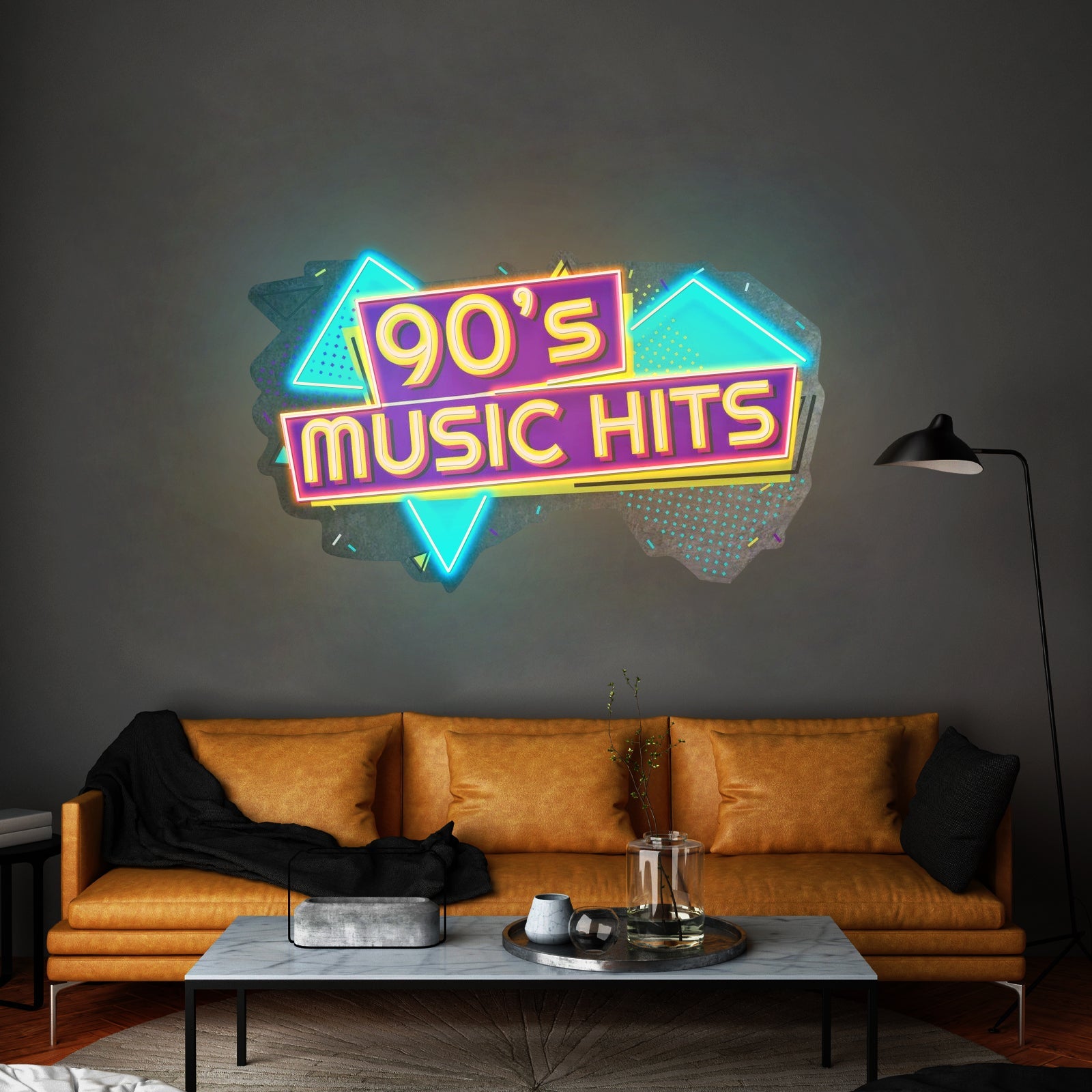 90s Music Hits Custom Led Signs Artwork For Sale - Shineneon