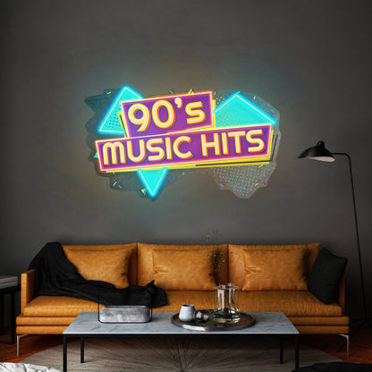 90s Music Hits Custom Led Signs Artwork For Sale