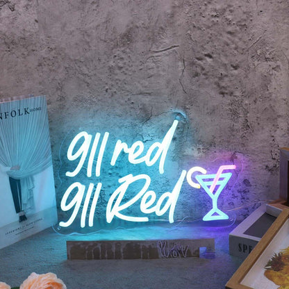 911 Red Custom Led Neon Sign - Shineneon